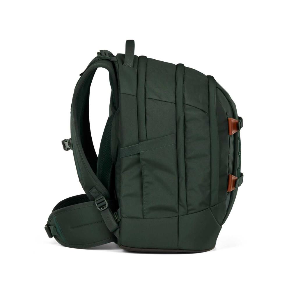 Satch Pack Nordic Forest Green Skandi Pencil Slider Light Edition Schulrucksack Set 3tlg.