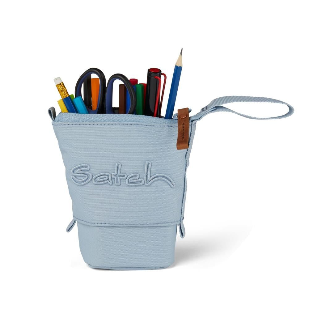 Satch Pack Nordic Ice Blue Skandi Pencil Slider Light Edition Schulrucksack Set 3tlg.