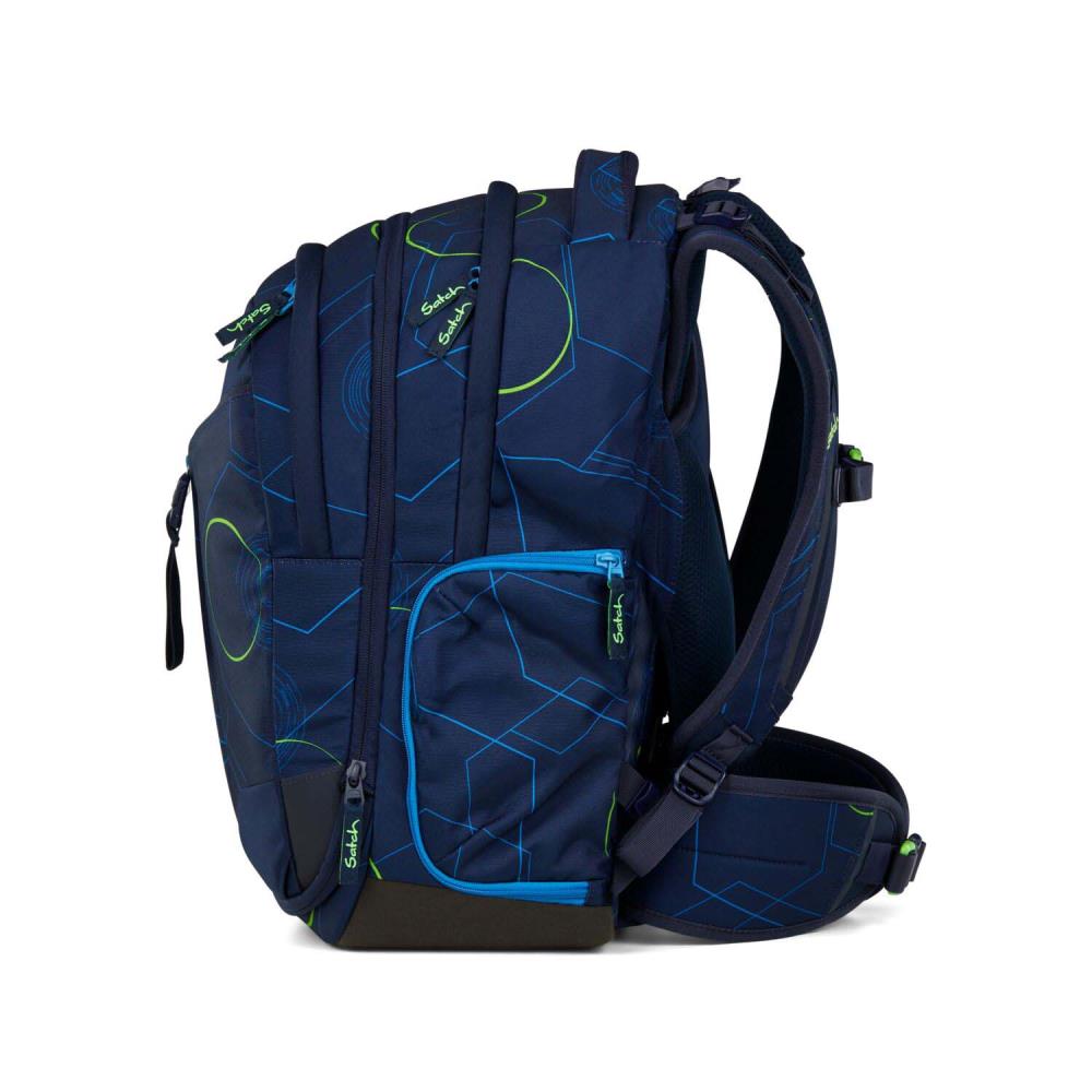 Satch Match Blue Tech Schulrucksack Set 2tlg.