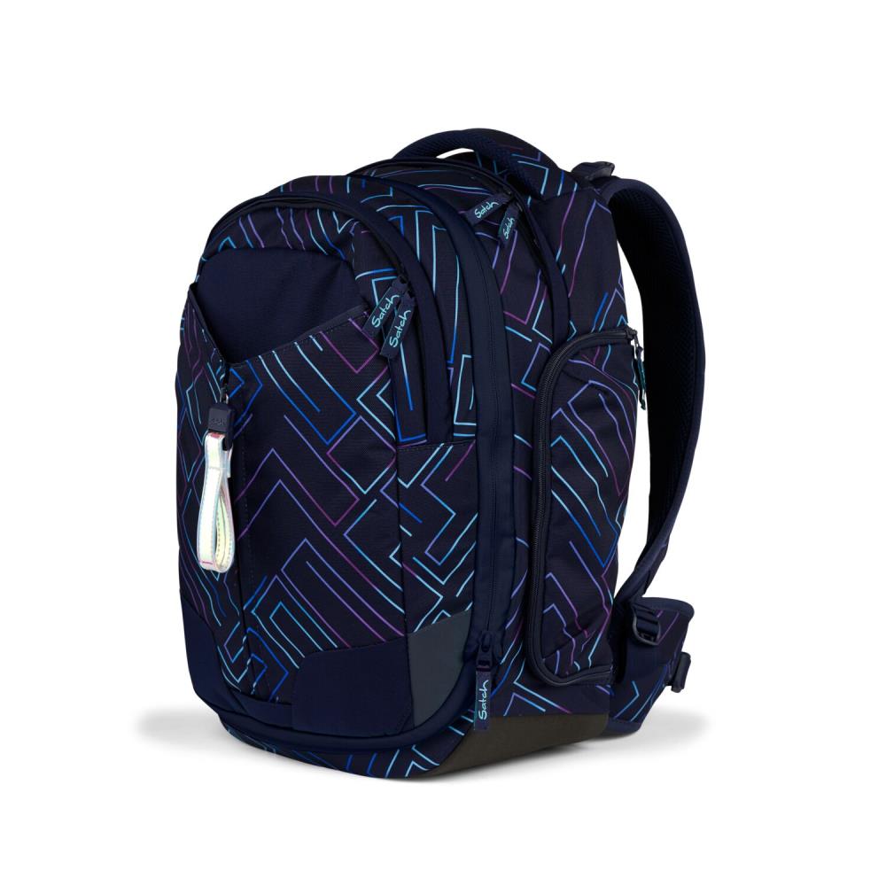 Satch Match Purple Laser Schulrucksack