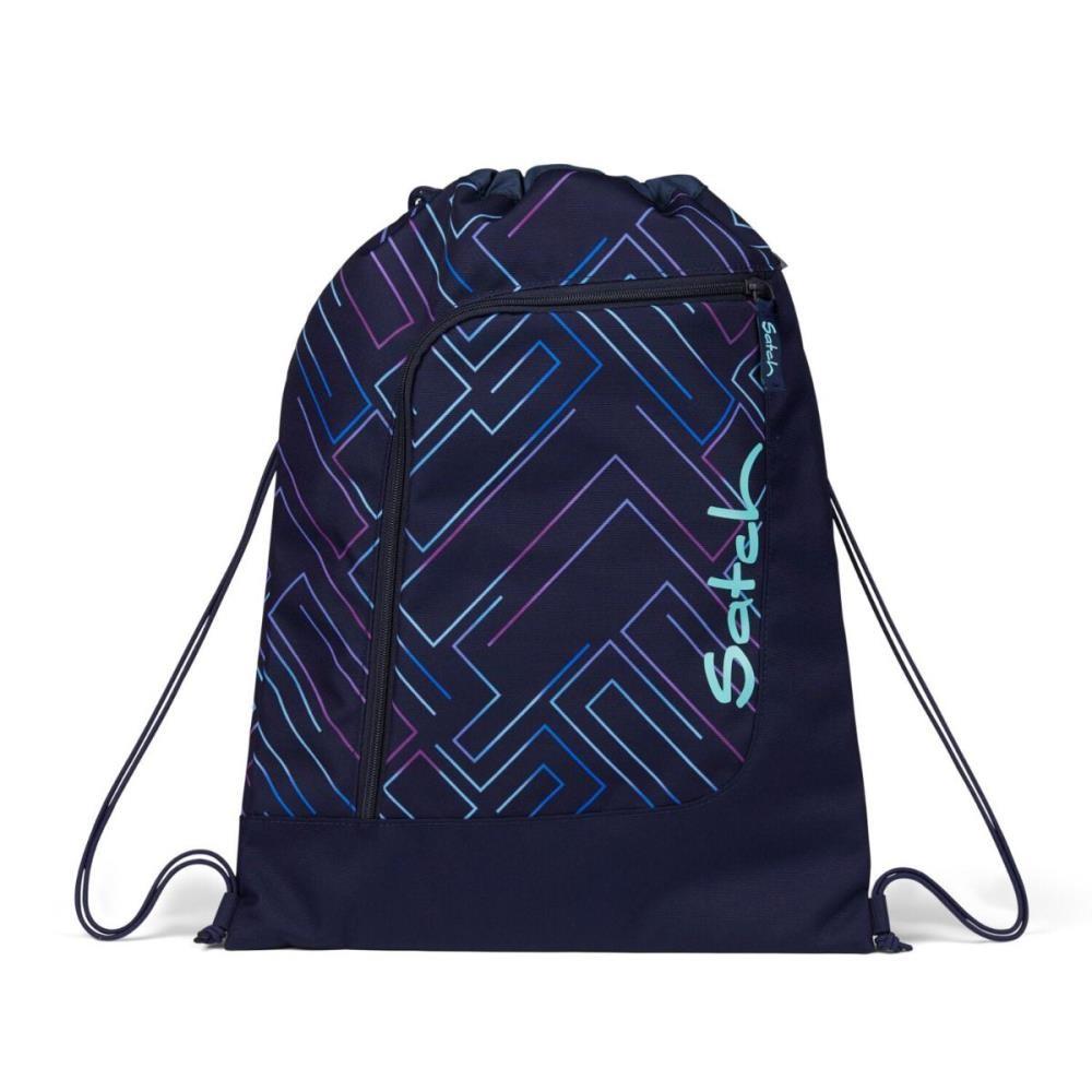 Satch Air Purple Laser Schulrucksack Set 3tlg.