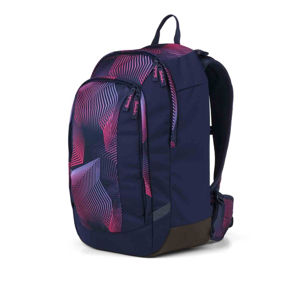 Satch Air Seismic Pink Schulrucksack Set 2tlg.
