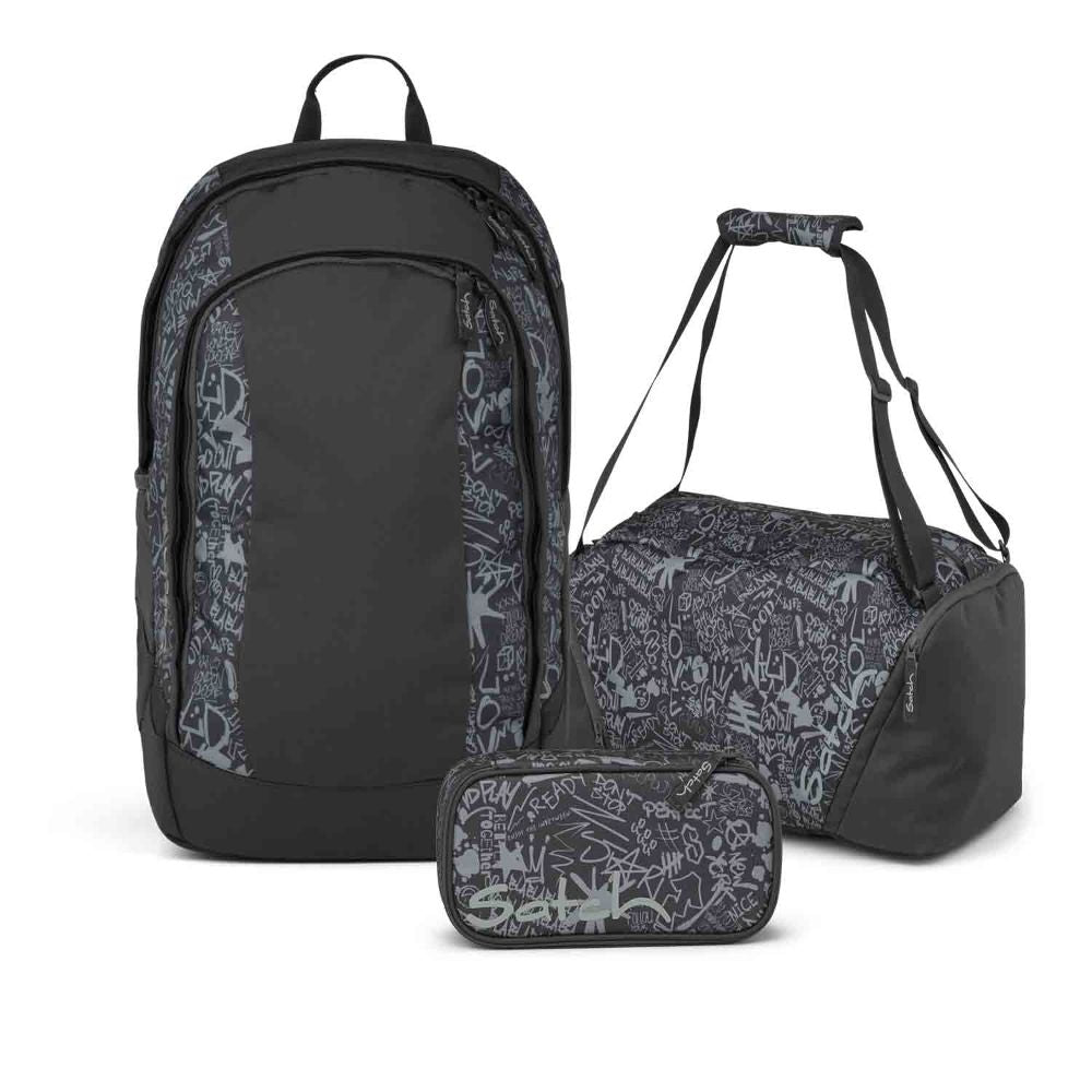 Satch Air Street Ink Schulrucksack Set 3tlg.