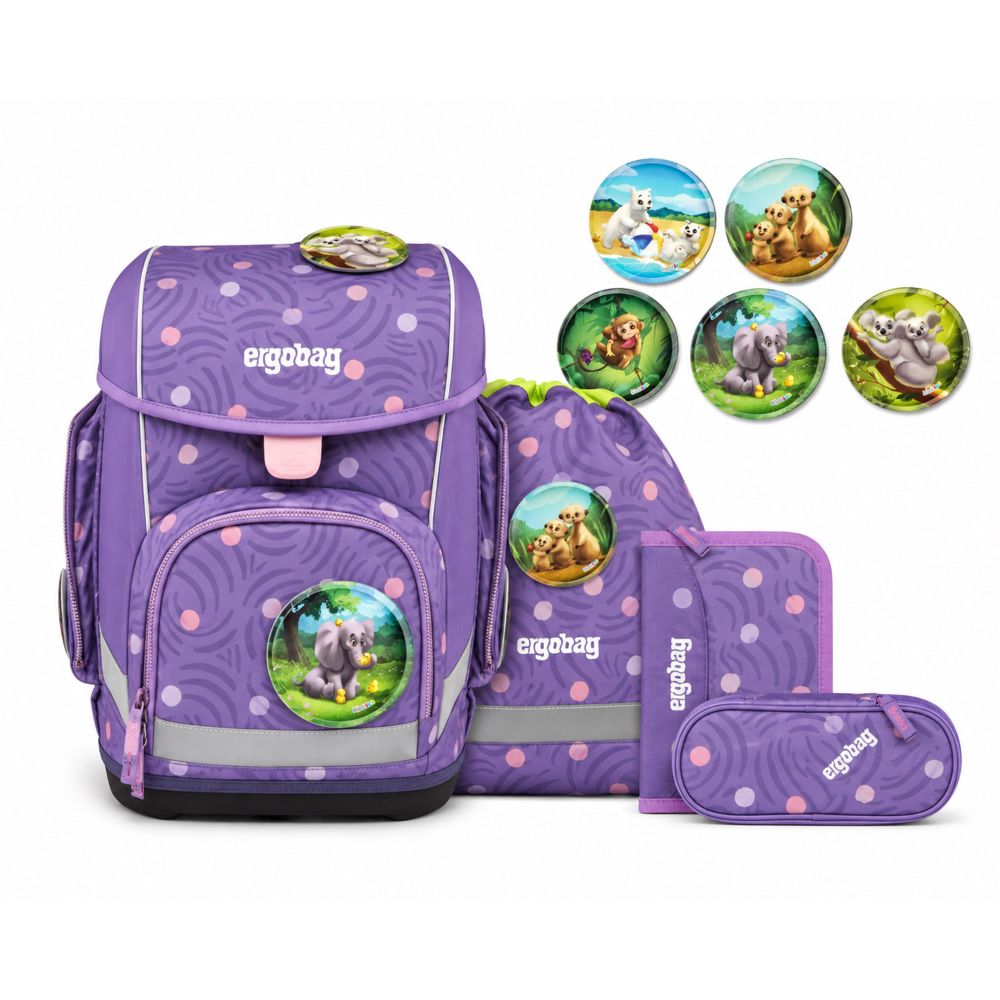 Ergobag Cubo Trollifant Schulranzen Set 5tlg.