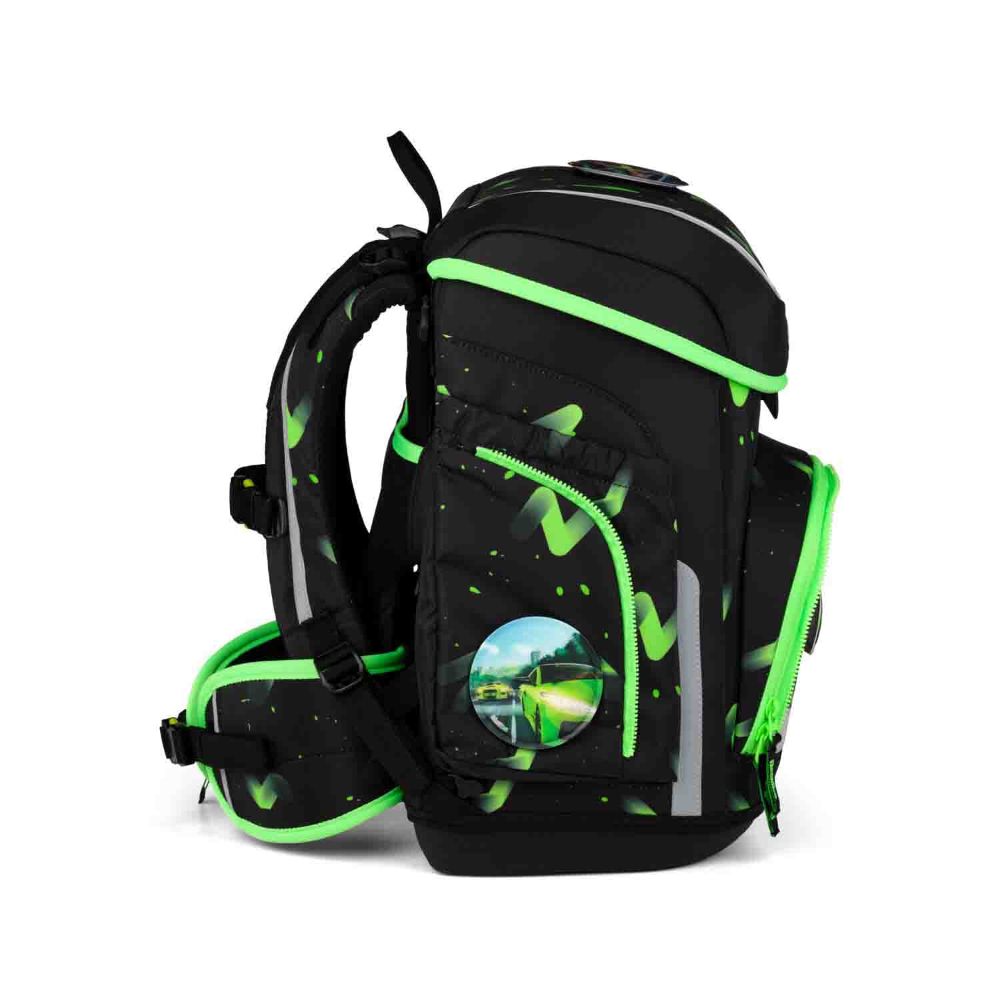 Ergobag Cubo Übärholspur Color Flash Edition Schulranzen Set 5tlg.