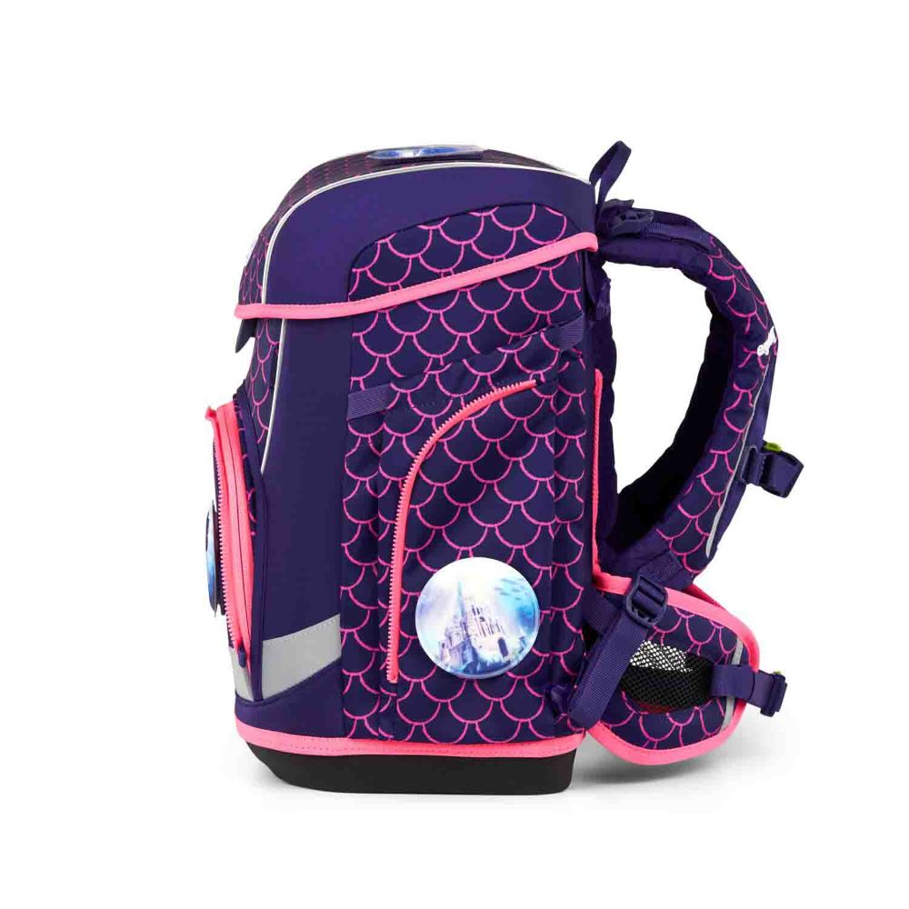 Ergobag Cubo Light PerlentauchBär Color Flash Edition Schulranzen Set 5tlg.