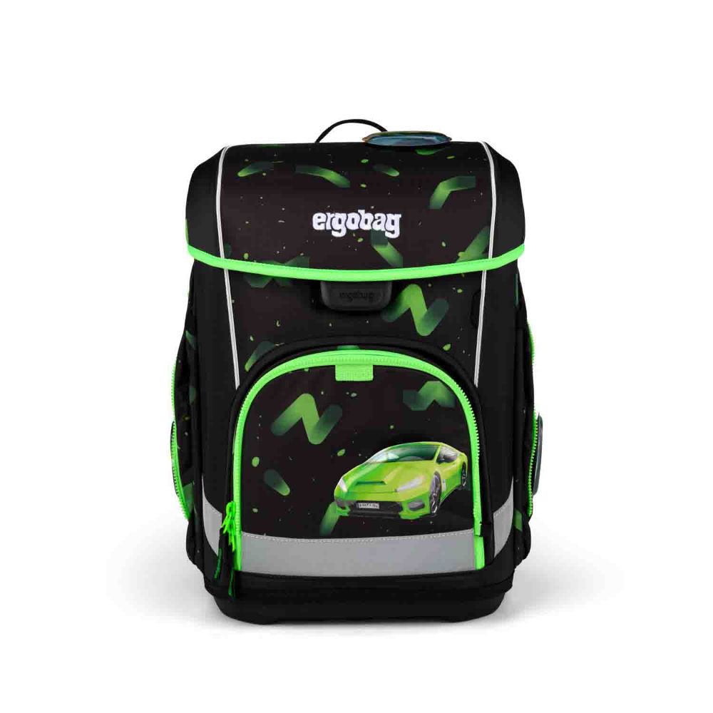 Ergobag Cubo Light Übärholspur Color Flash Edition Schulranzen Set 5tlg.