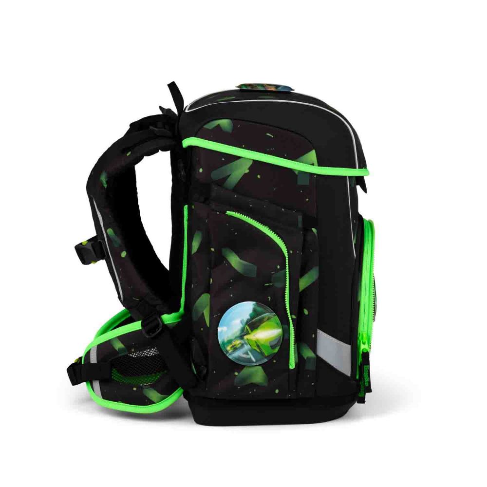 Ergobag Cubo Light Übärholspur Color Flash Edition Schulranzen Set 5tlg.