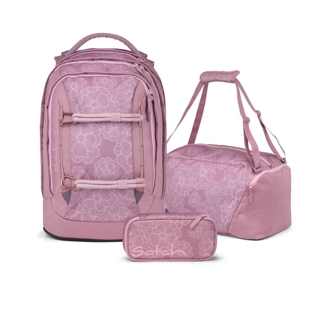 Satch Pack Magnolia Dream Schulrucksack Set 3tlg.