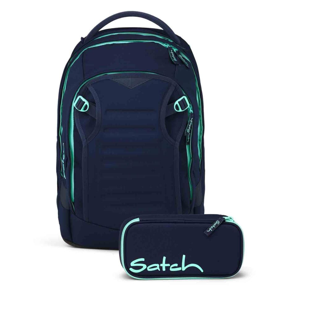 Satch Match Plus Ocean Mint Schulrucksack Set 2tlg.