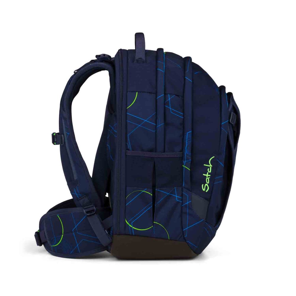 Satch Match Plus Blue Tech Pencil Slider Edition Schulrucksack Set 3tlg.