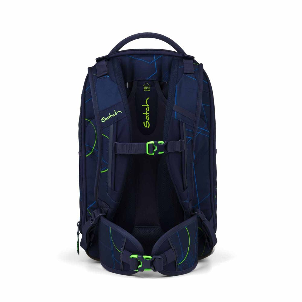 Satch Match Plus Blue Tech Schulrucksack