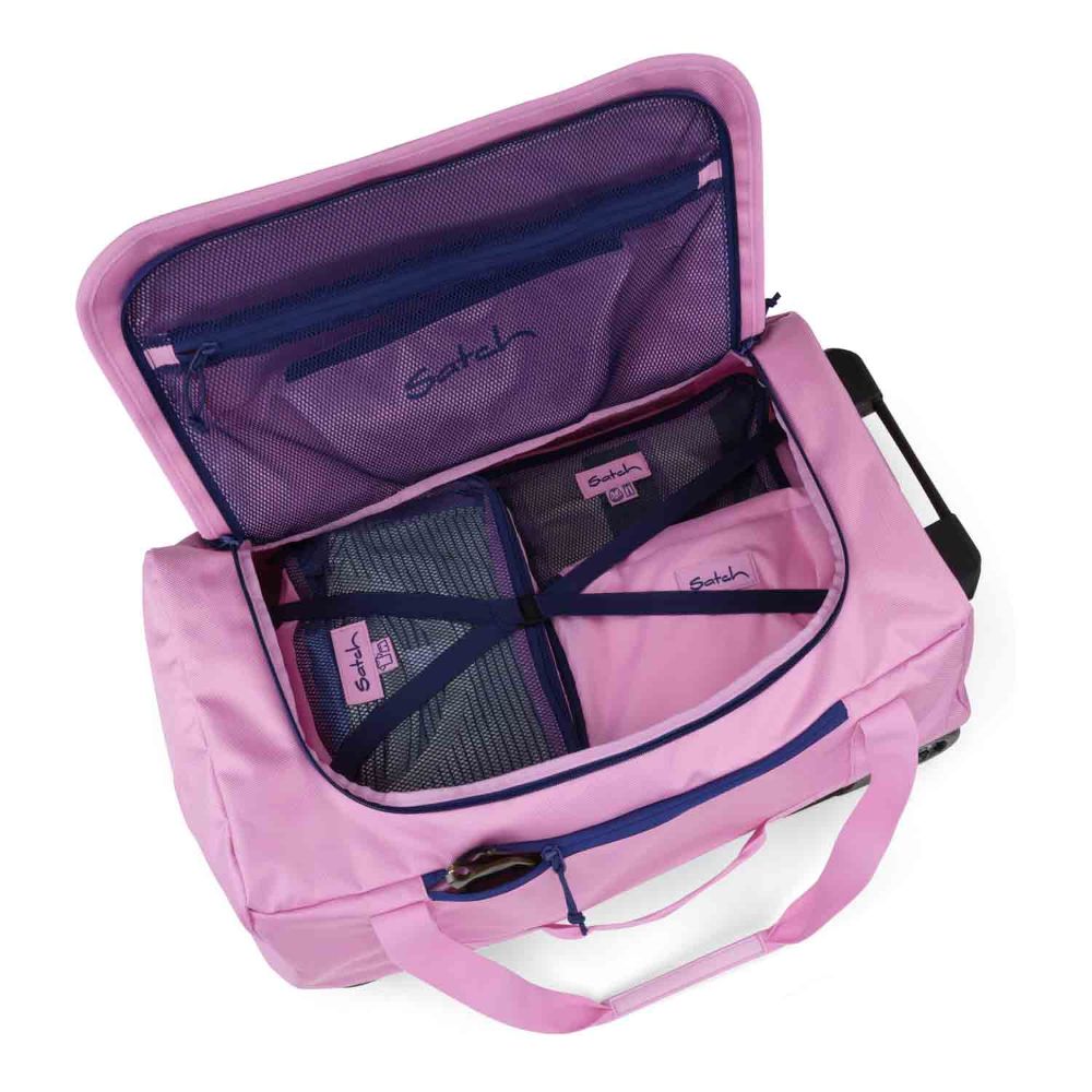 Satch Quest Rollenreisetasche Jet Pink