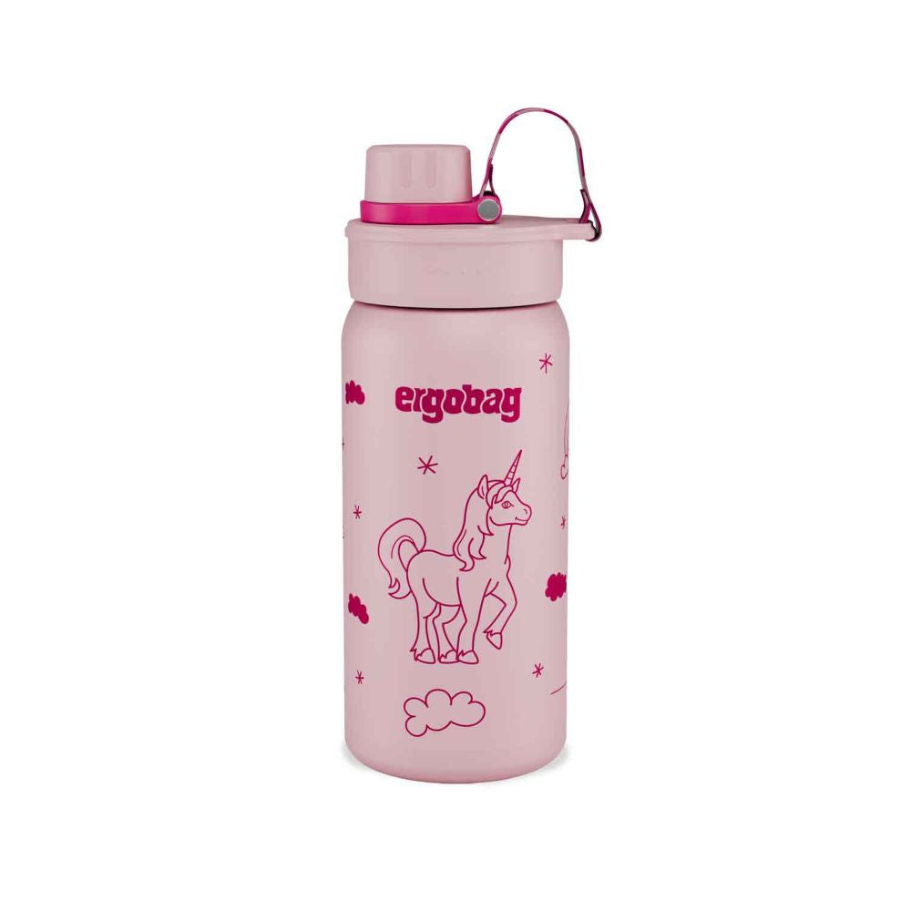 Ergobag Edelstahl Trinkflasche Einhorn 0,5 l