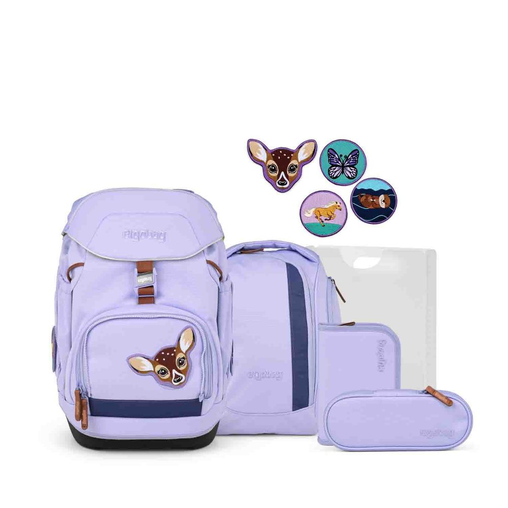 Ergobag Pack WaldBärsucher Nordic Horizon Schulrucksack Set 6tlg.