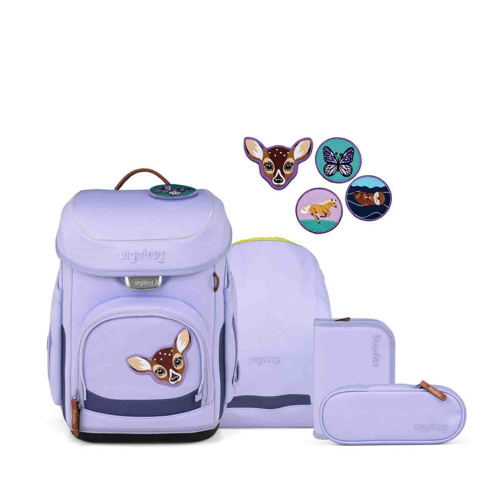 ergobag cubo WaldBärsucher Nordic Horizon Schulranzen Set 5tlg.
