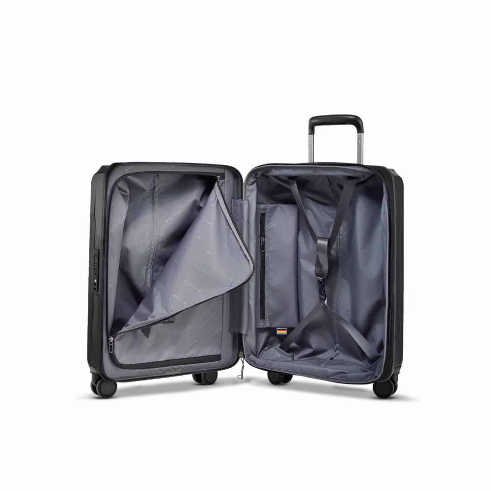 Stratic Phoenix SL Black 4 Doppelrollen Trolley S 55  cm