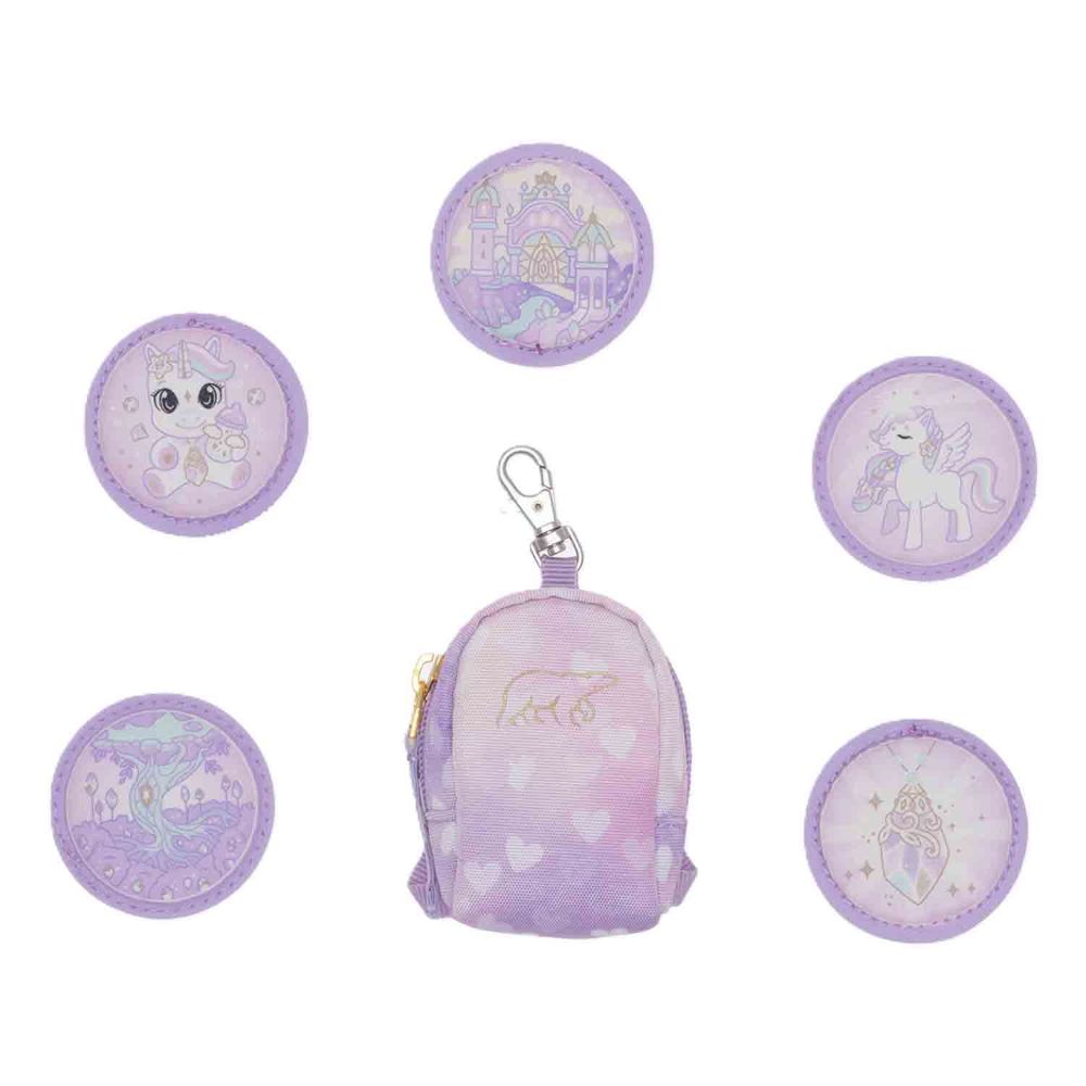 Beckmann Mini Rucksack mit Unicorn Princess Purple Buttons