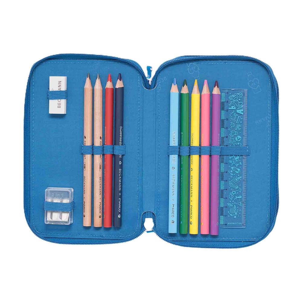 Beckmann Federmappe Blue Lightning Maxi