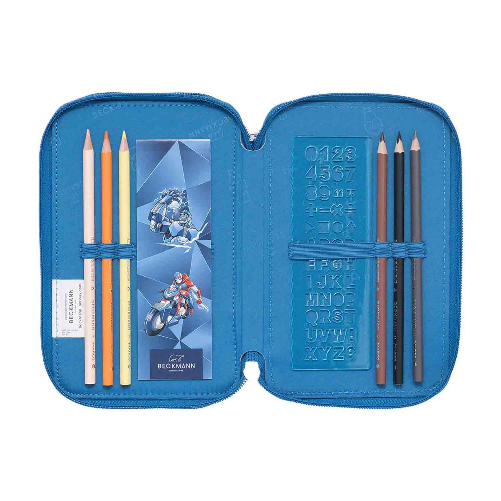 Beckmann Federmappe Blue Lightning Maxi