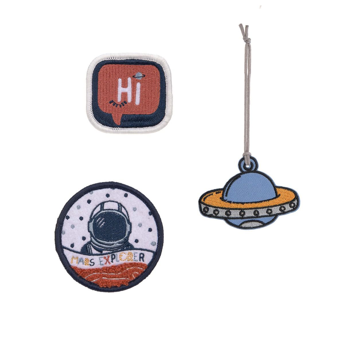 Lässig Space School Patches Set 3tlg.