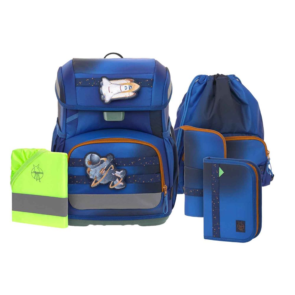 Lässig Light Unique Space Blue Schulranzen Set 6tlg.