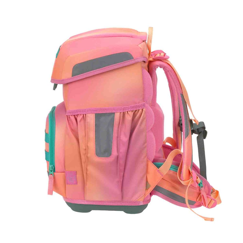 Lässig Light Unique Sunset Pink Schulranzen Set 6tlg.