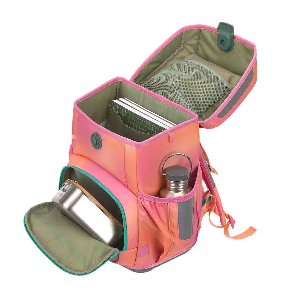 Lässig Light Unique Sunset Pink Schulranzen Set 6tlg.