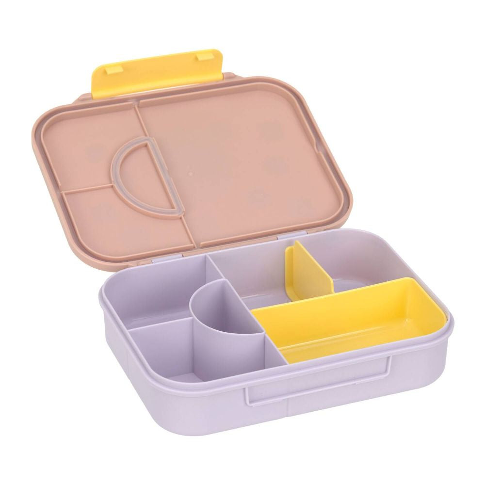 Lässig Bento Lunchbox Pattern Party Rose Lilac