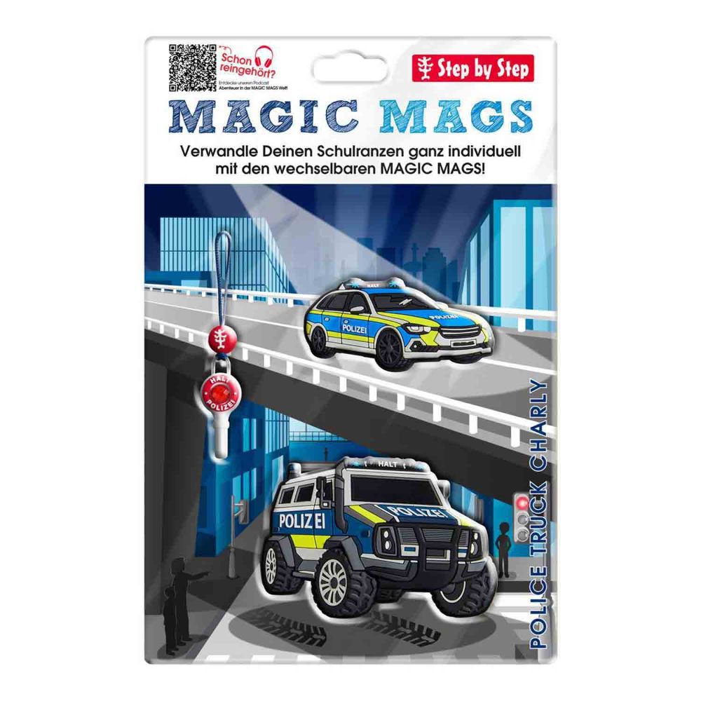 Step by Step Magic Mags Police Truck Charly Set 3tlg.