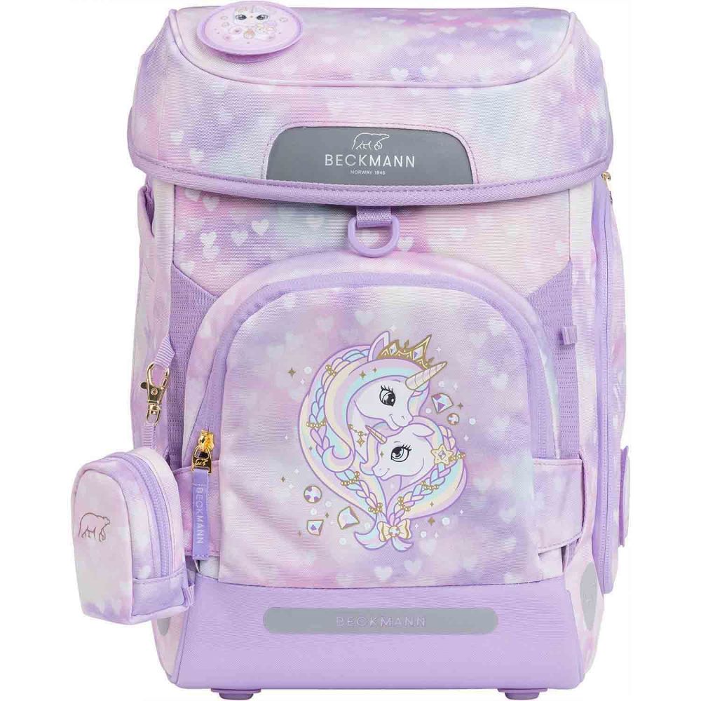 Beckmann Plus Air Unicorn Princess Purple Schulranzen Set 6tlg.