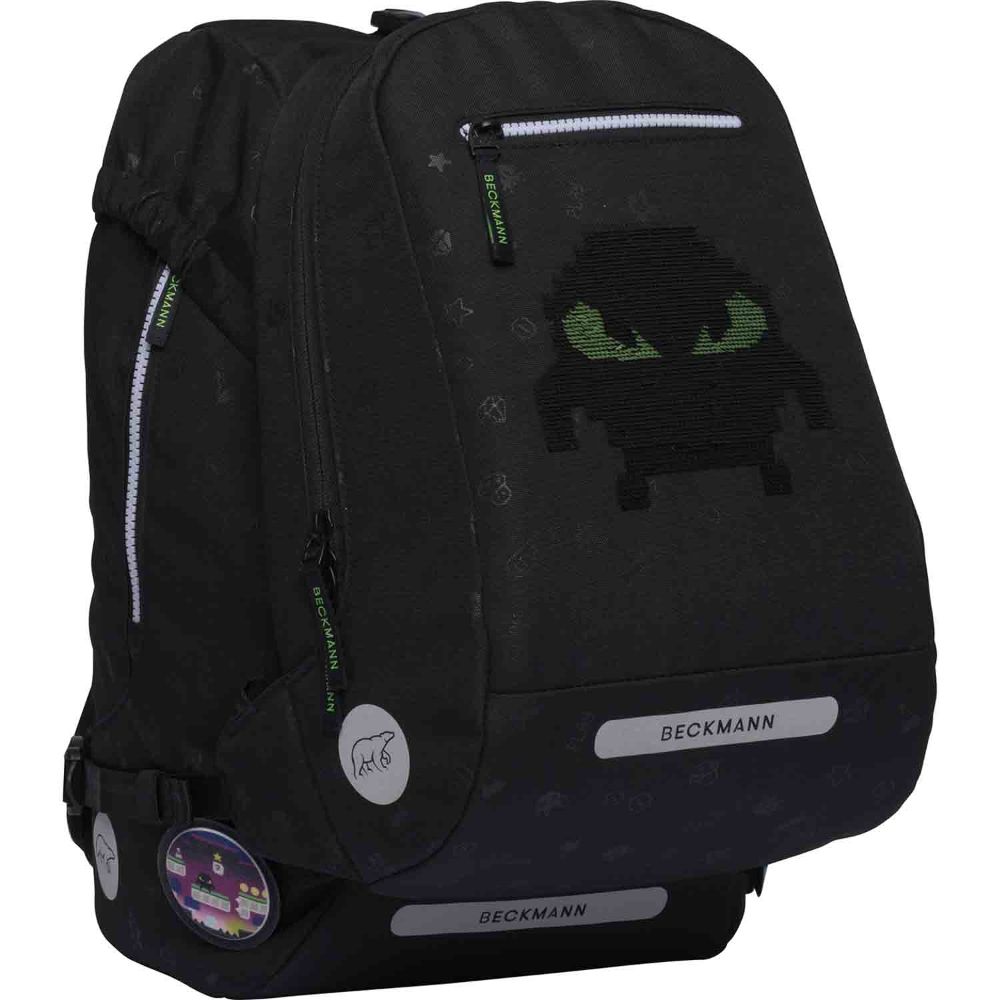 Beckmann Classic Maxi Pixel Schulrucksack Set 6tlg.
