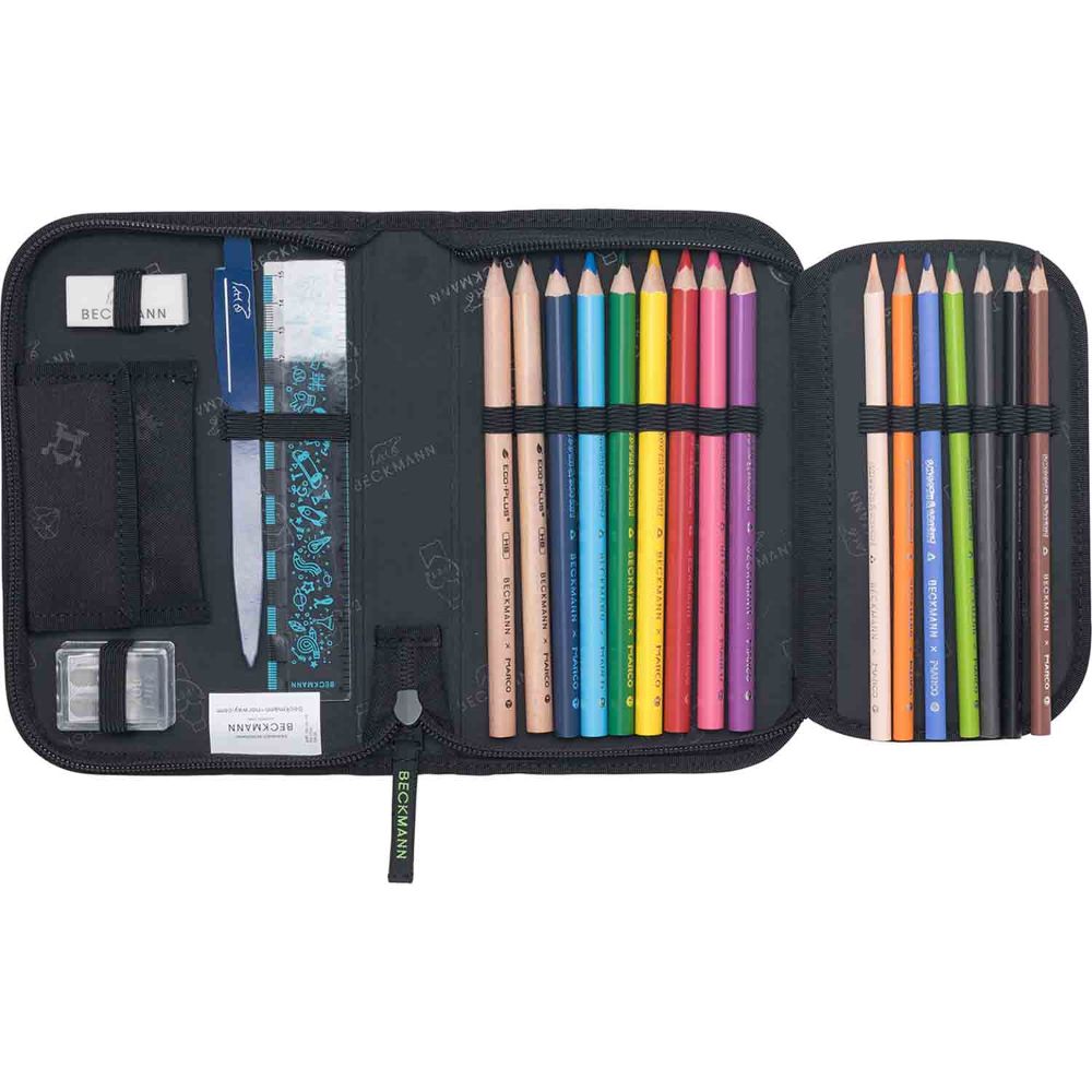 Beckmann Classic Maxi Pixel Schulrucksack Set 6tlg.