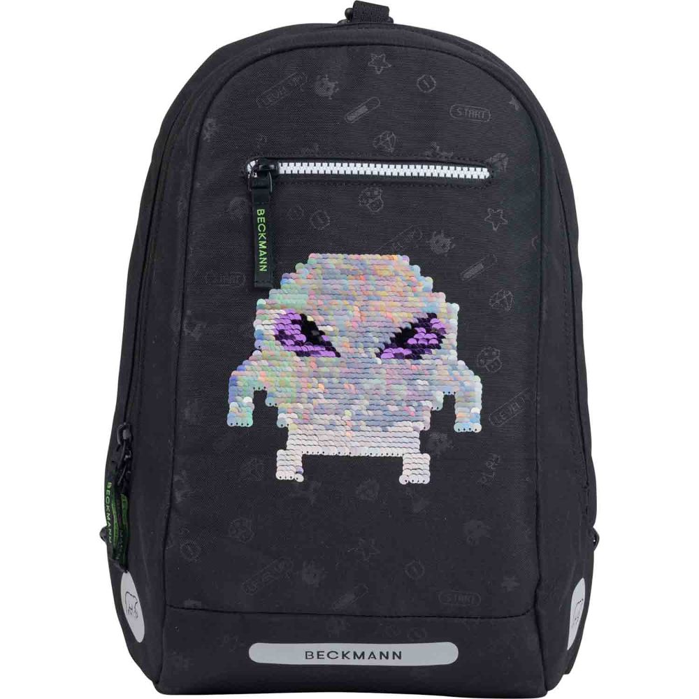 Beckmann Classic Maxi Pixel Schulrucksack Set 6tlg.