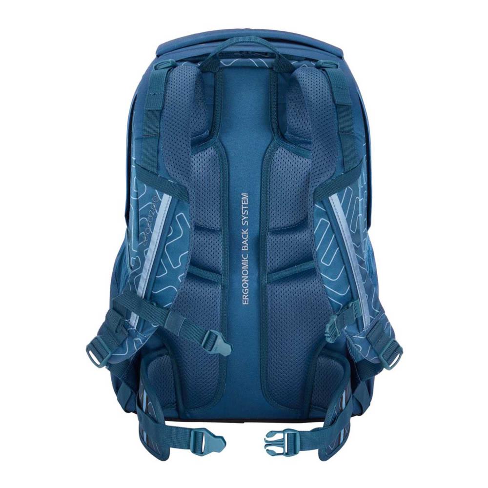 Coocazoo Every Blue Maze Schulrucksack Set 2tlg.