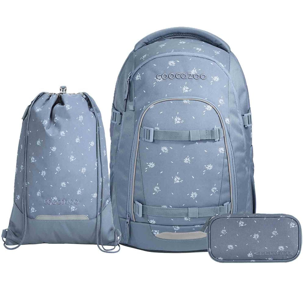 Coocazoo Mate Bloomy Daisy Schulrucksack Set 3tlg.