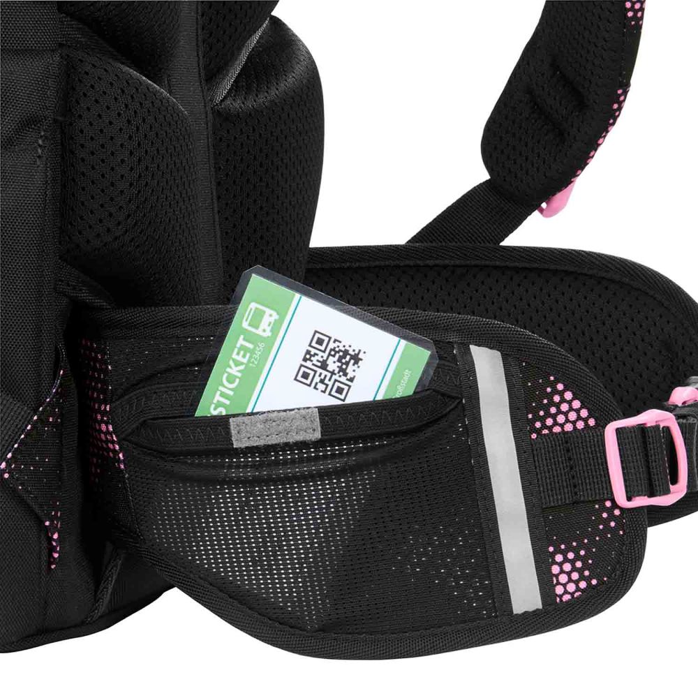 Coocazoo Porter Pink Illusion Schulrucksack Set 3tlg.