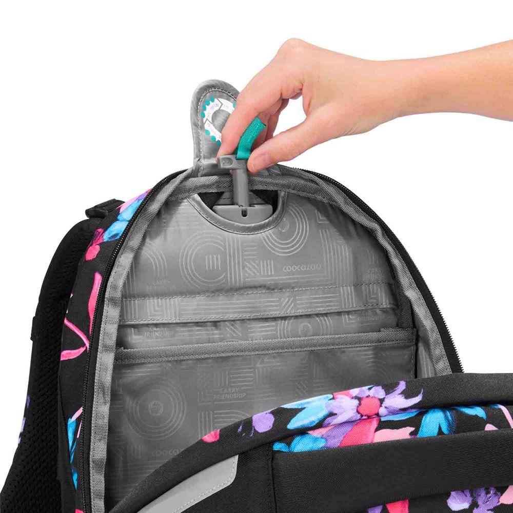Coocazoo Porter Floral Artnight Schulrucksack Set 3tlg.