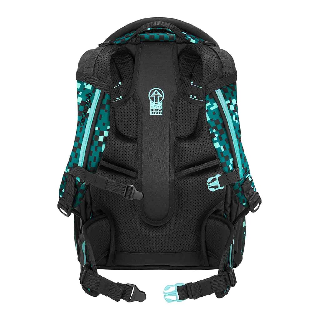 Coocazoo Porter Pixel Blox Schulrucksack Set 3tlg.