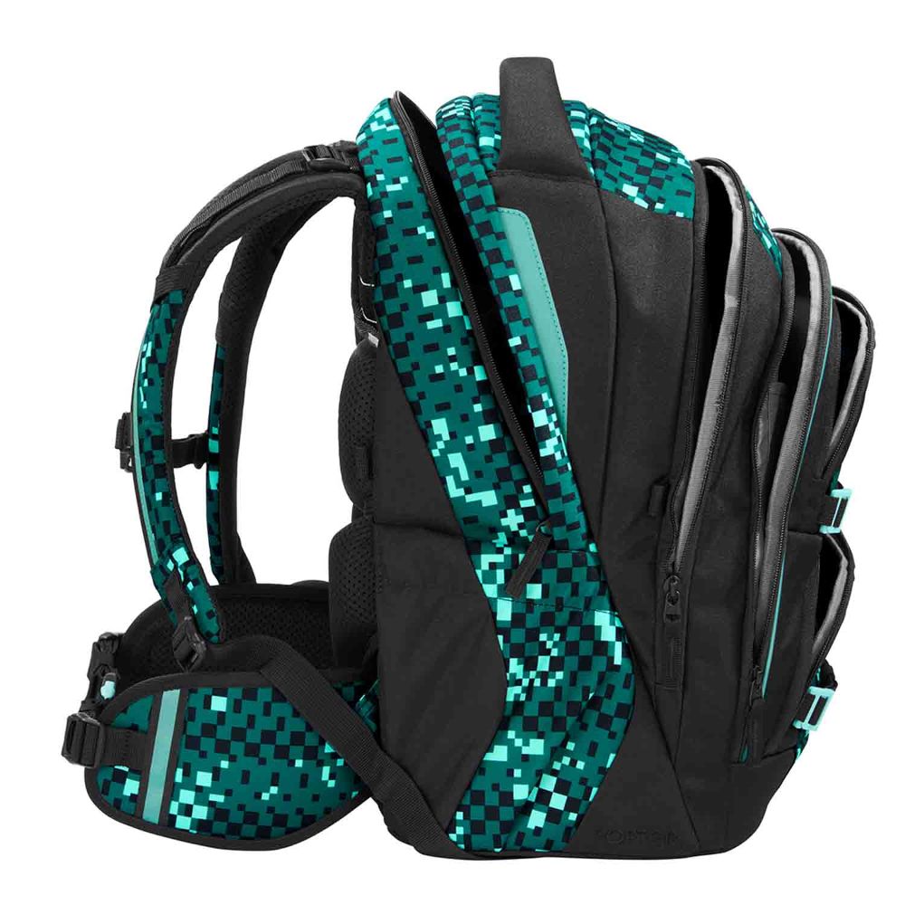 Coocazoo Porter Pixel Blox Schulrucksack Set 3tlg.