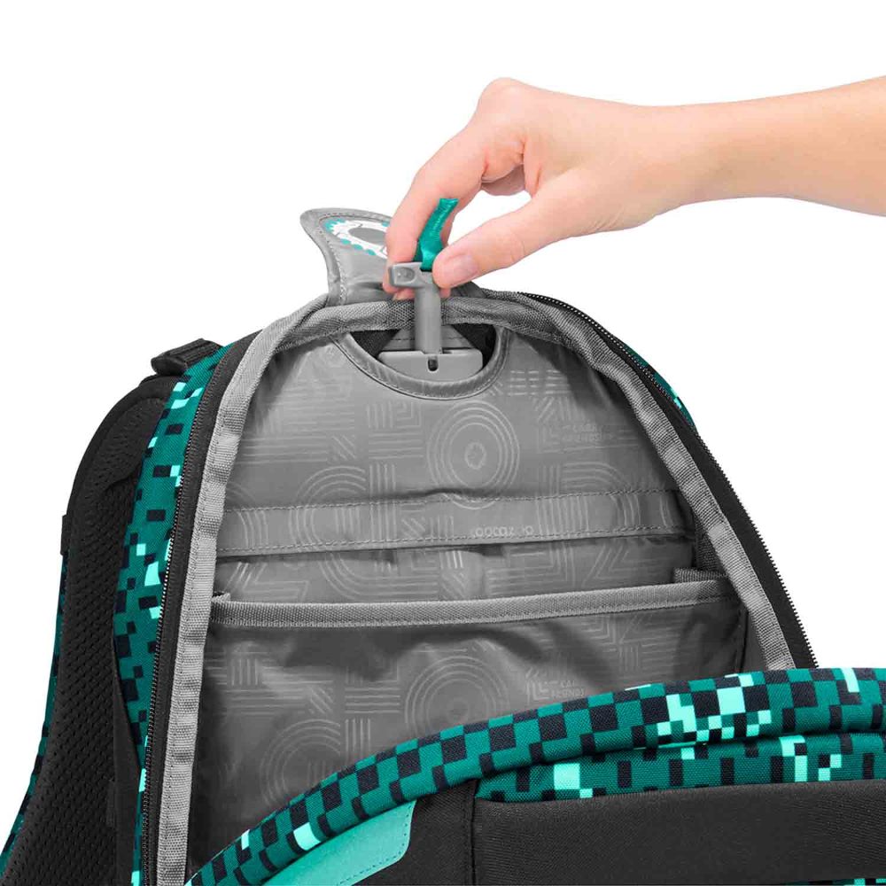 Coocazoo Porter Pixel Blox Schulrucksack Set 3tlg.