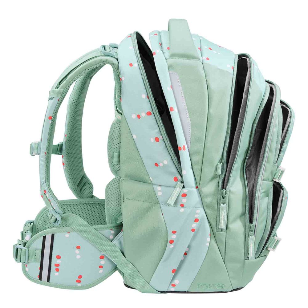 Coocazoo Porter Dancing Dots Schulrucksack Set 3tlg.