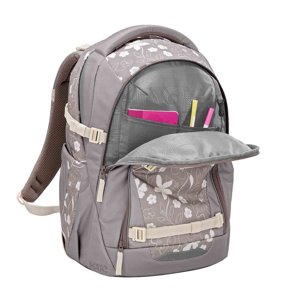 Coocazoo Mate Vanilla Bloom Schulrucksack Set 3tlg.