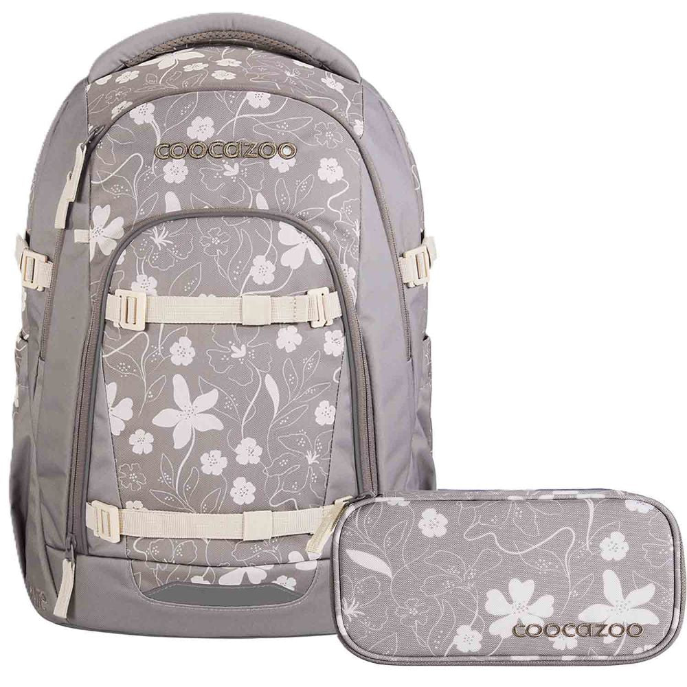 Coocazoo Mate Vanilla Bloom Schulrucksack Set 2tlg.