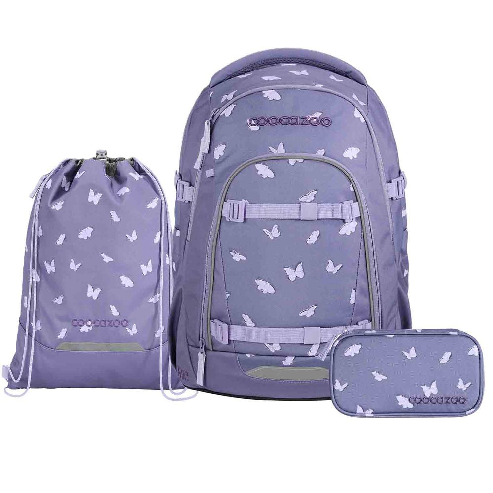 Coocazoo Mate Reflective Wings Schulrucksack Set 3tlg.