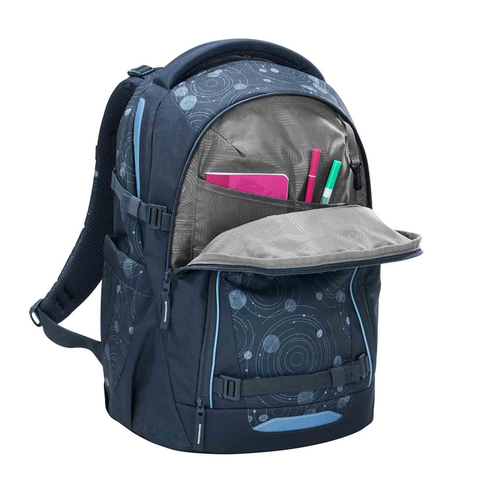 Coocazoo Mate Blue Orbit Schulrucksack