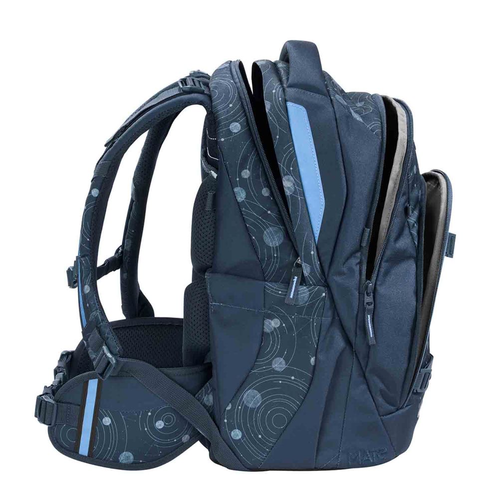 Coocazoo Mate Blue Orbit Schulrucksack