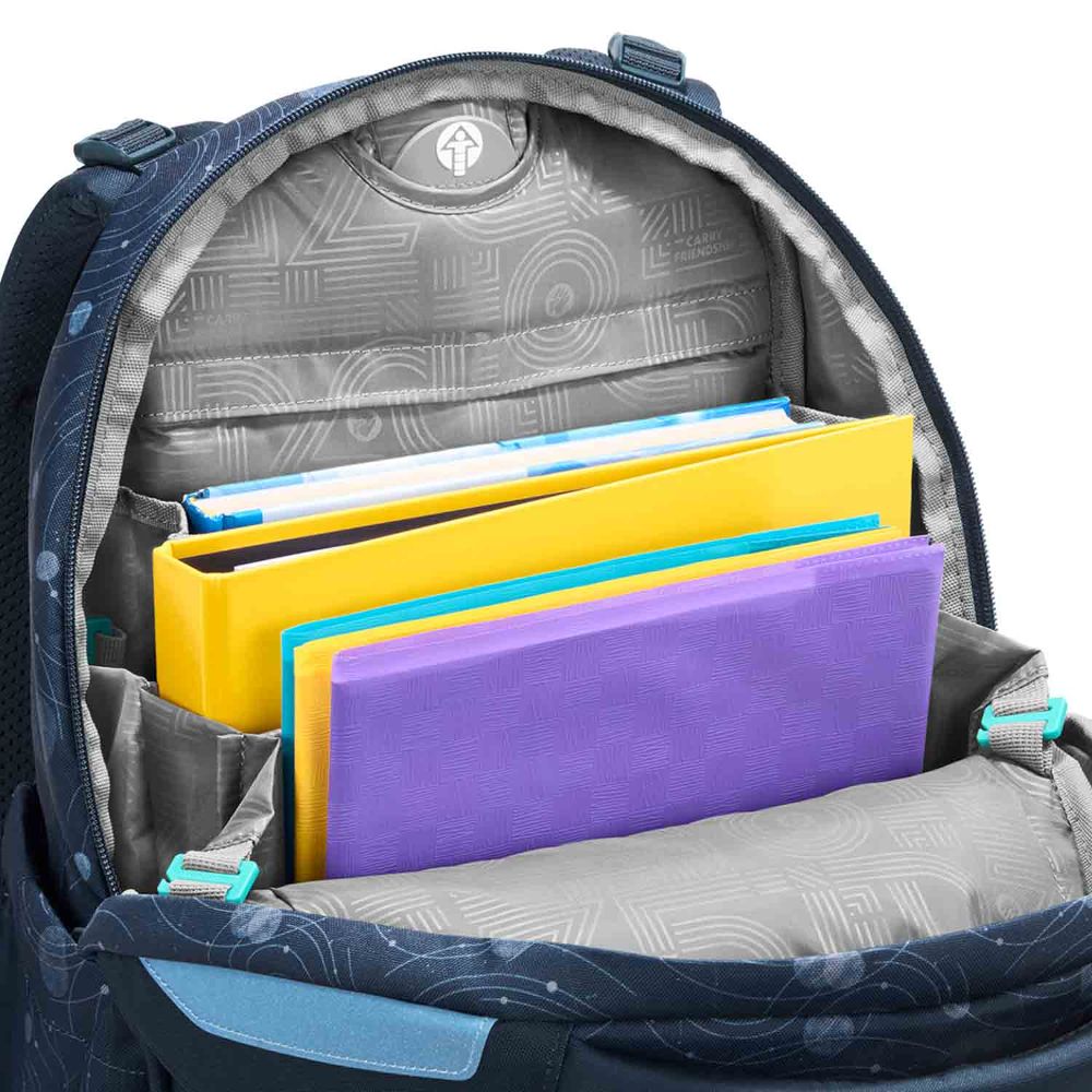 Coocazoo Mate Blue Orbit Schulrucksack