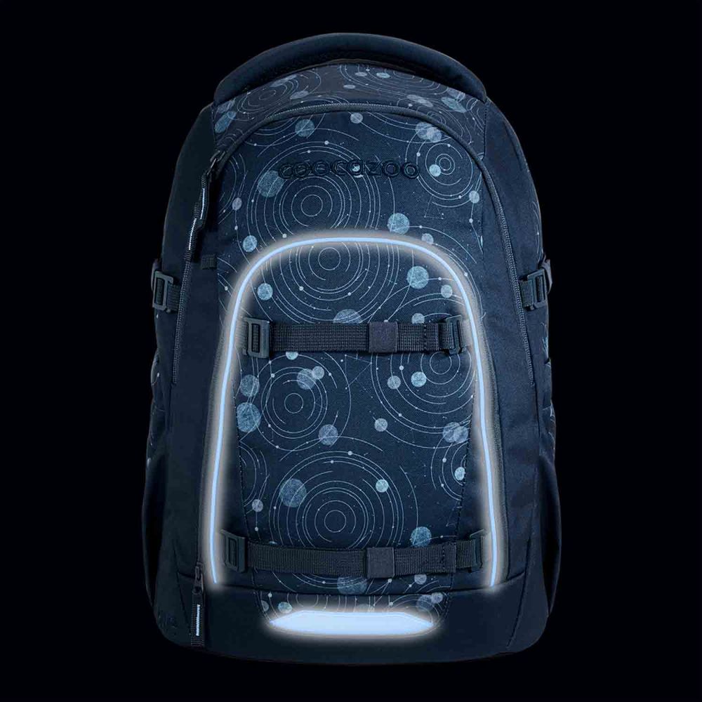 Coocazoo Mate Blue Orbit Schulrucksack