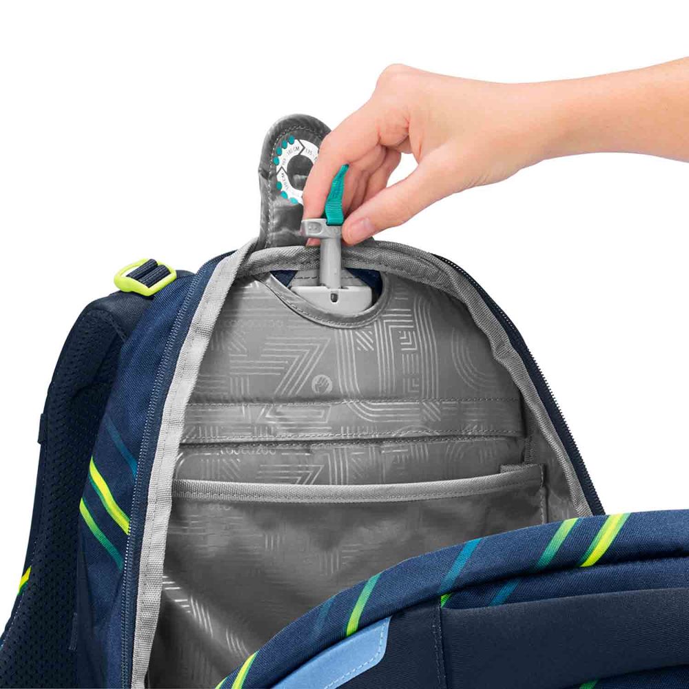 Coocazoo Porter Fast Lime Schulrucksack Set 3tlg.